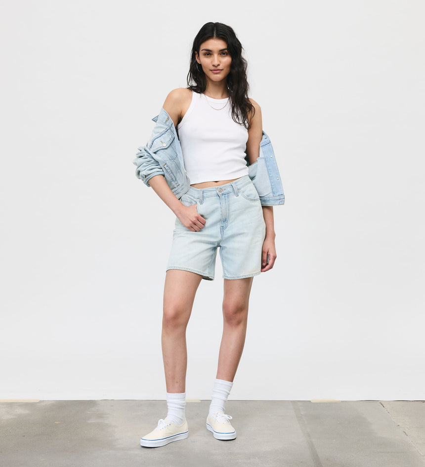 Main 8 - Levi's® Women's High-Rise Baggy Shorts - A93110016