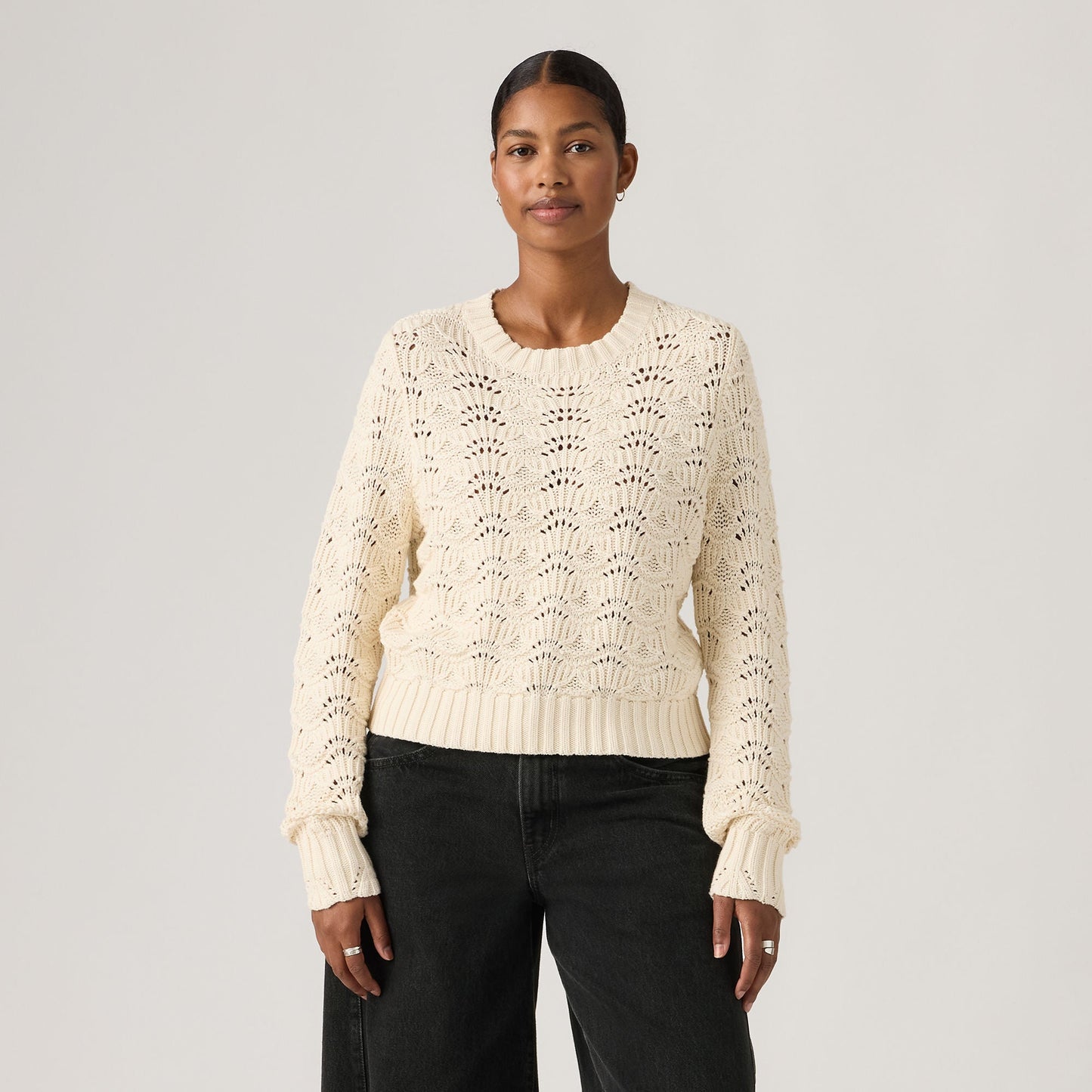 Levi's® Women's Hope Long-Sleeve Crochet Pullover