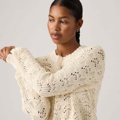 Thumbnail 4 - Levi's® Women's Hope Long-Sleeve Crochet Pullover - 0059S0006