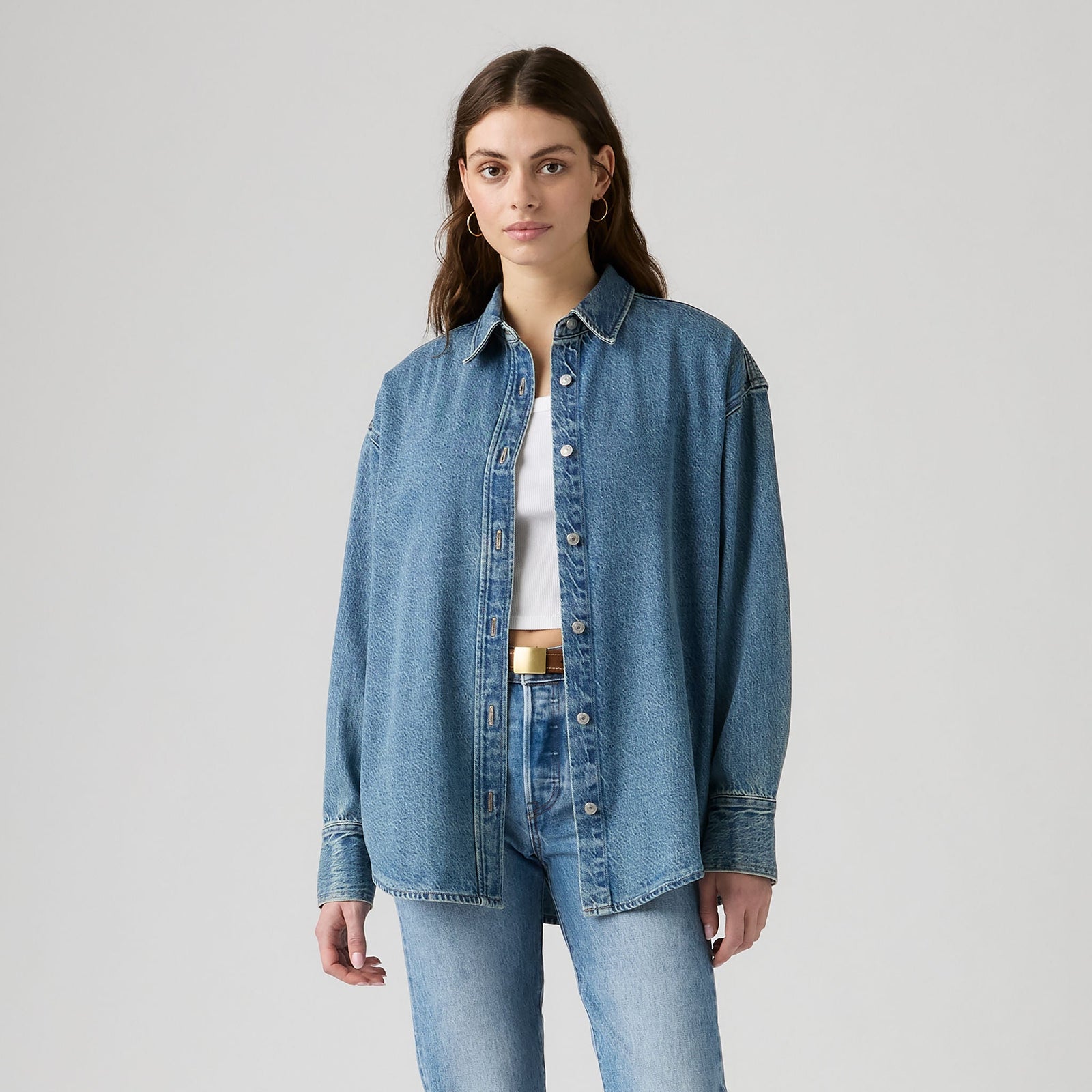 Main 3 - Levi's® Women's Jordan Denim Shirt - 007WZ0007