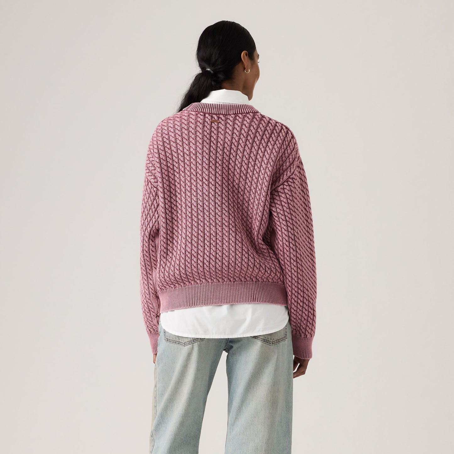 Levi's® Women's Leilah Cable Crewneck Sweater