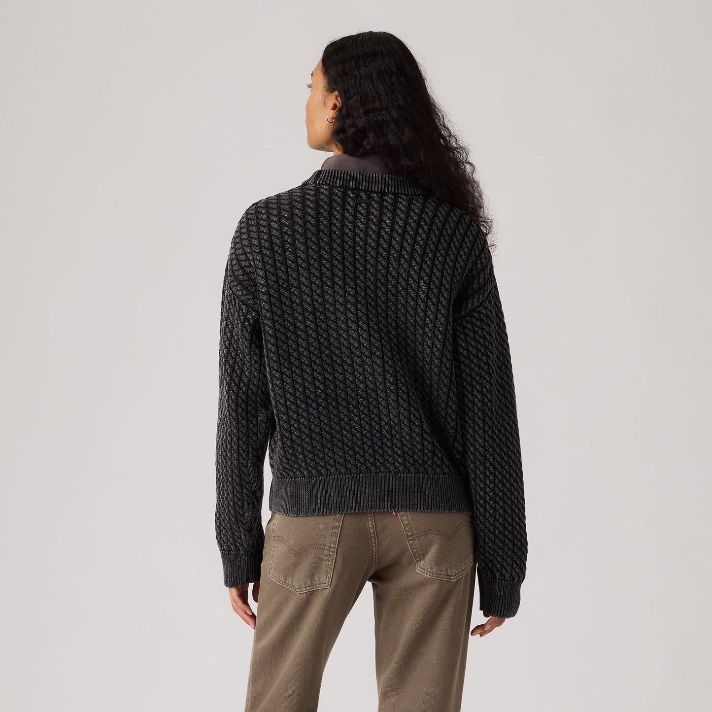Levi's® Women's Leilah Cable Crewneck Sweater