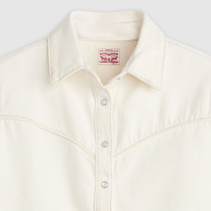 Thumbnail 6 - Levi's® Women's Logan Short-Sleeve Denim Shirt - 005CR0001