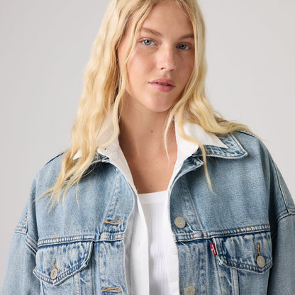Thumbnail 4 - Levi's® Women's Loose Crop Trucker Jacket - 0089L0004