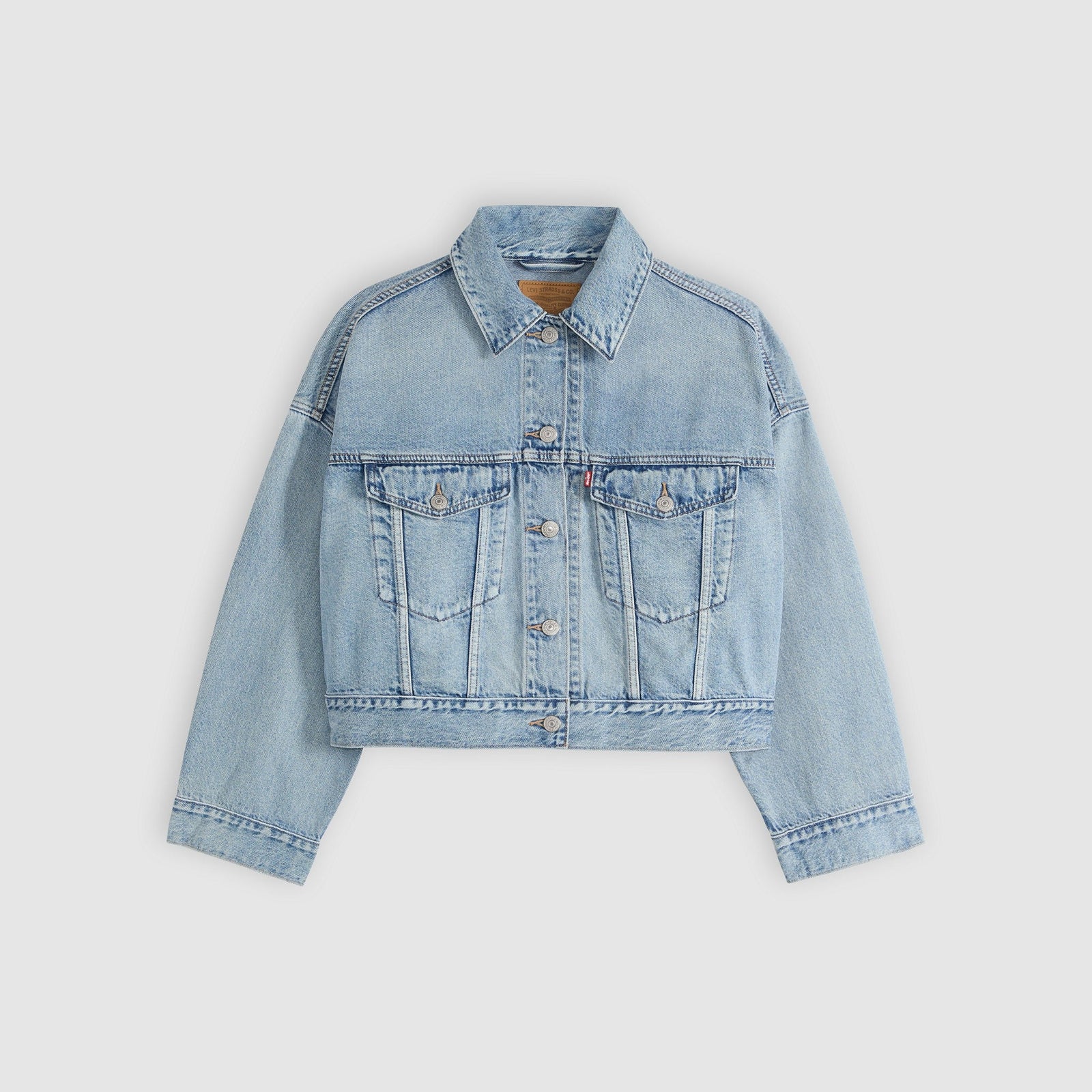 Main 5 - Levi's® Women's Loose Crop Trucker Jacket - 0089L0004