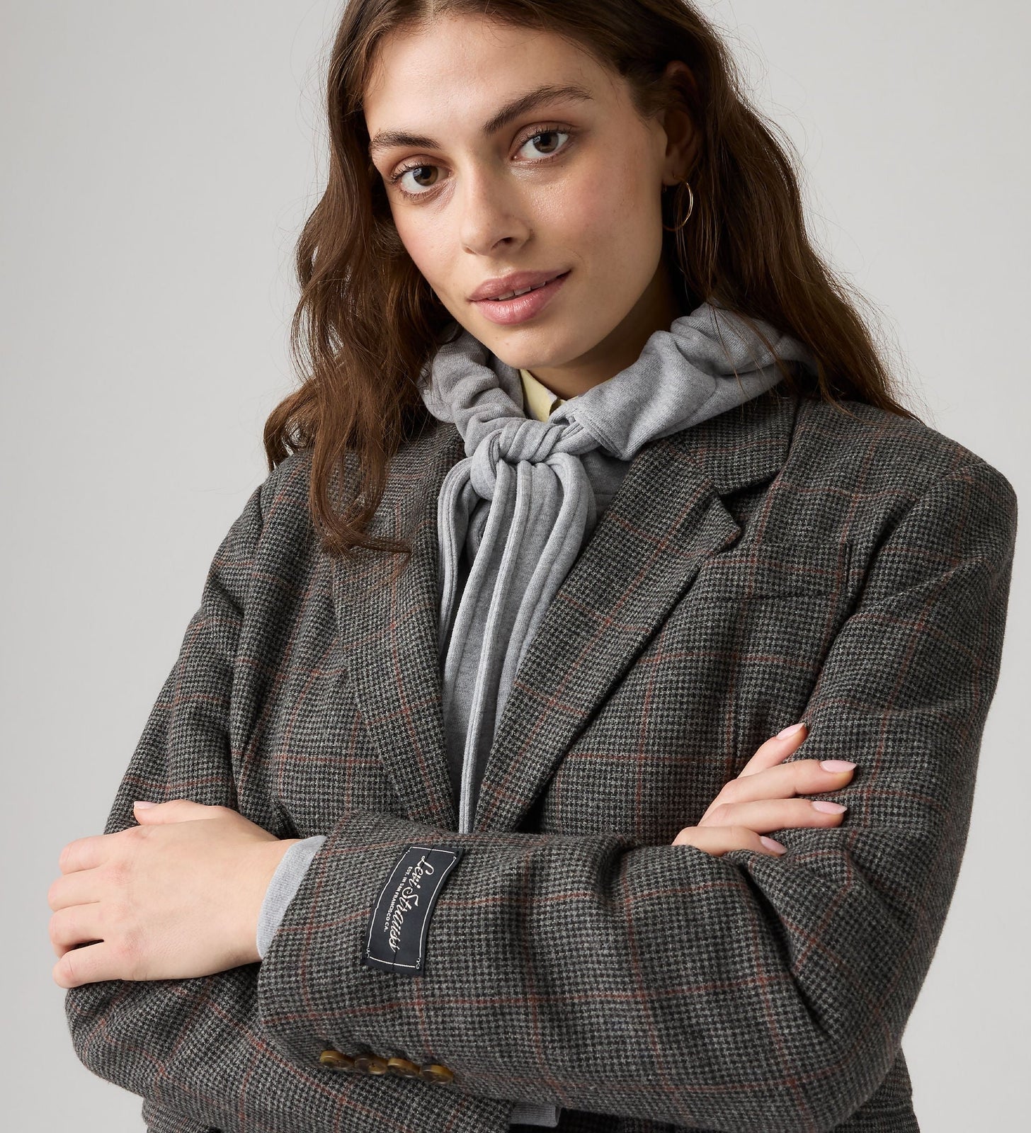 Main 4 - Levi's® Women's Luna Relaxed Blazer - 006SD0004