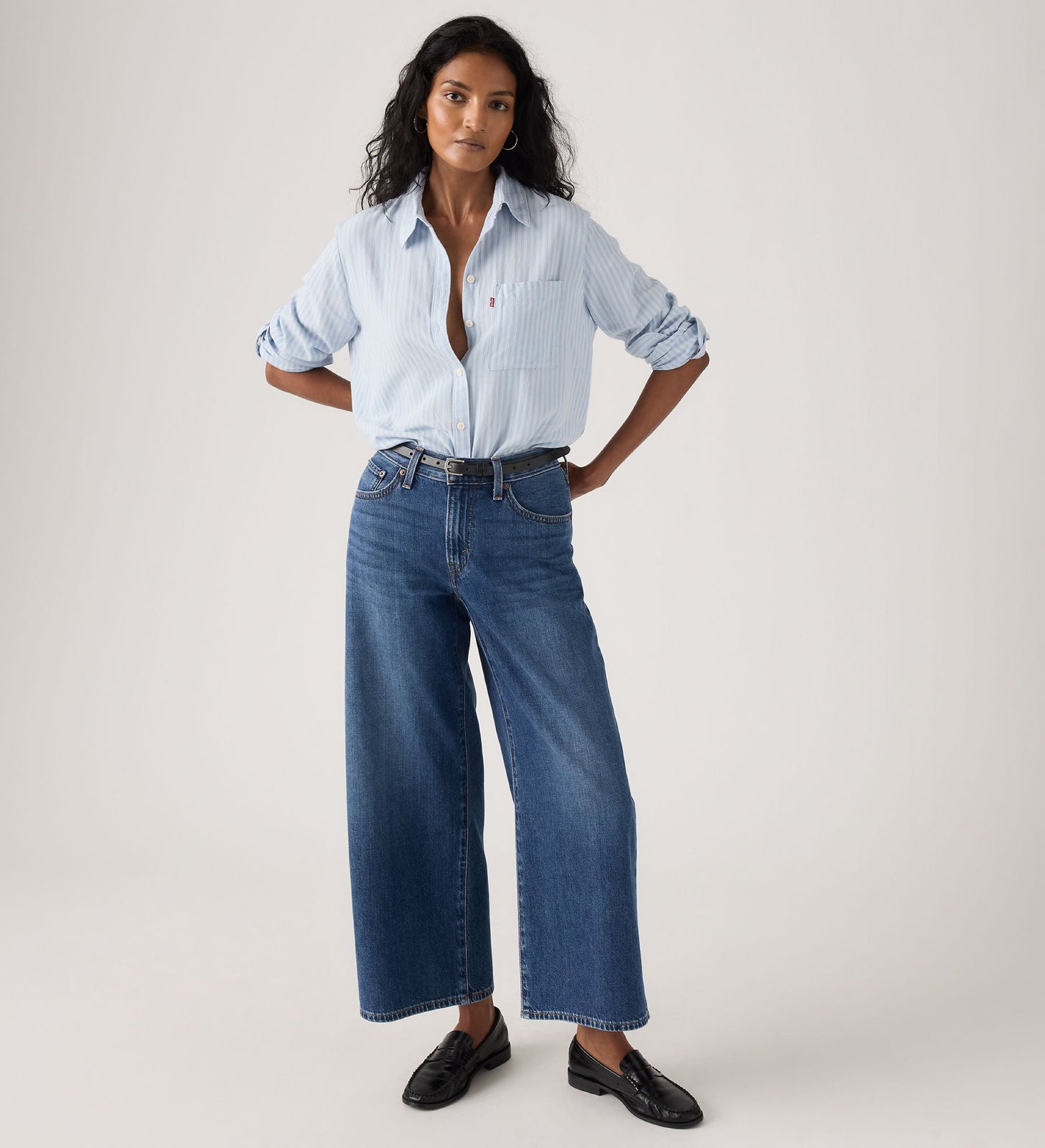 Main 4 - Levi's® Women's Middy Wide-Leg Ankle Jeans - 005D90000