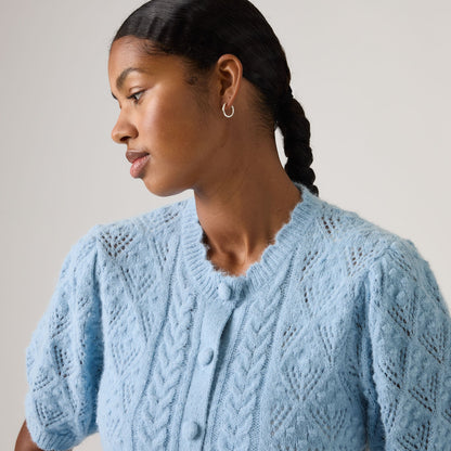 Thumbnail 4 - Levi's® Women's Pauline Pointelle Short-Sleeve Cardigan - 005A80001