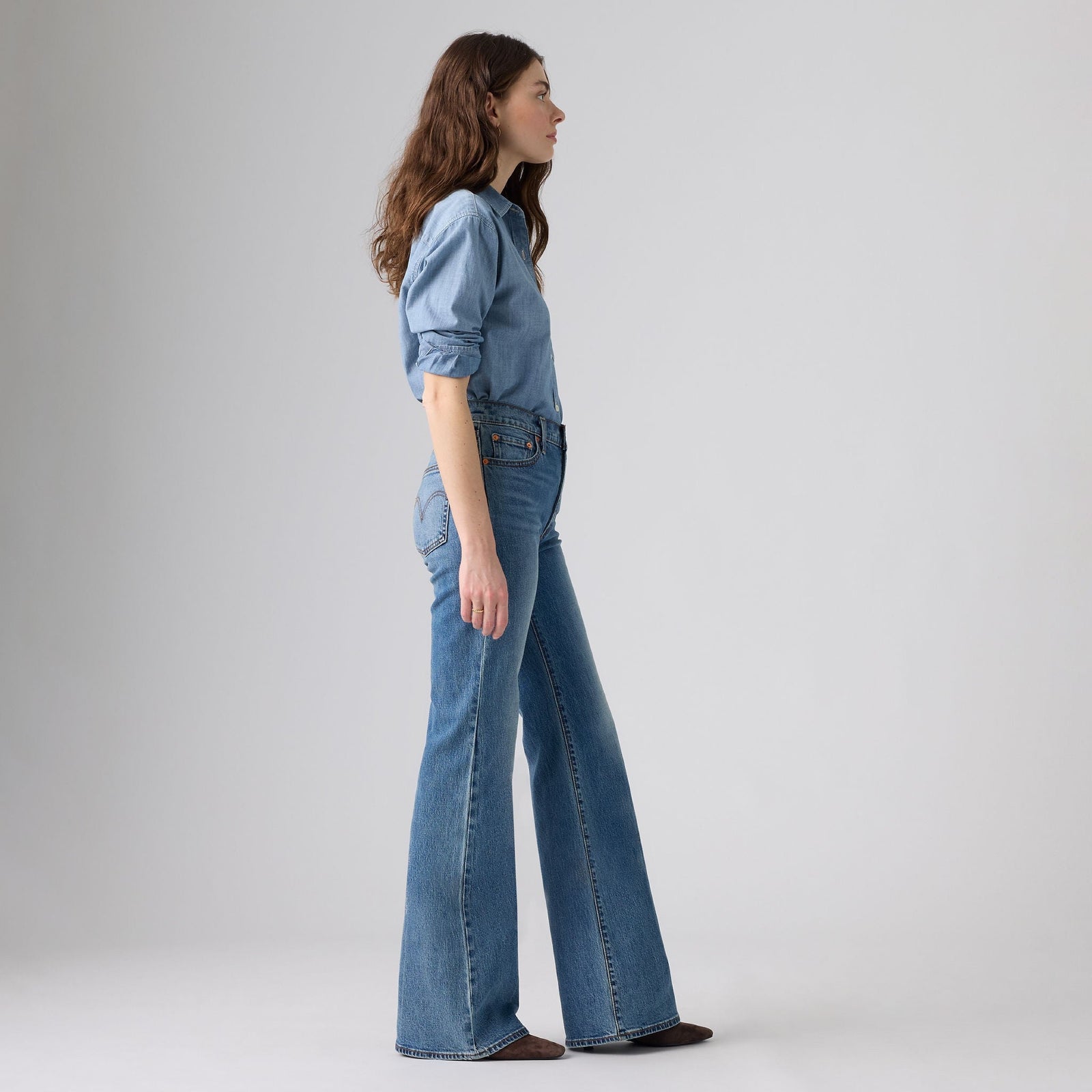 Main 4 - Levi's® Women's Ribcage Flare Jeans - 0083R0010