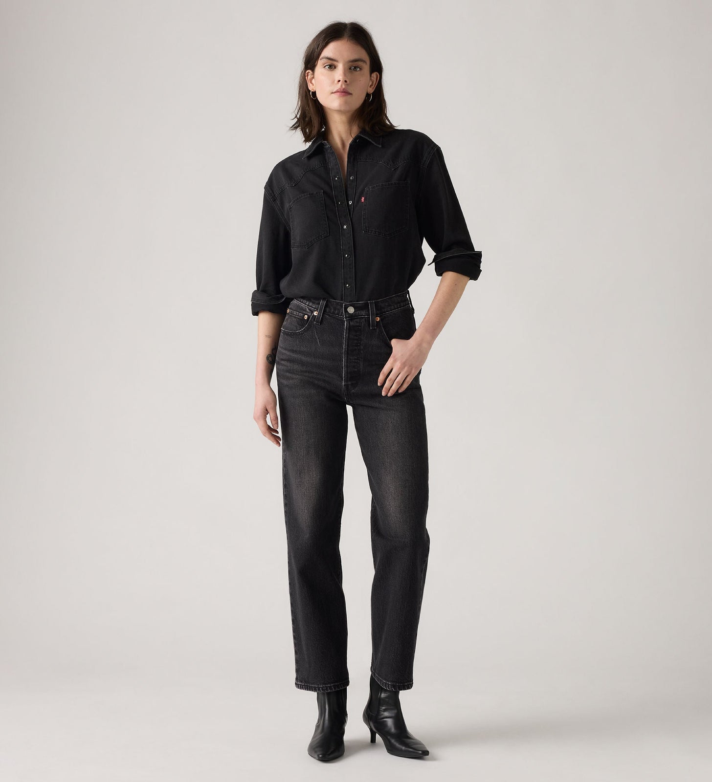 Main 1 - Levi's® Women's Ribcage Straight Ankle Jeans - 726930257