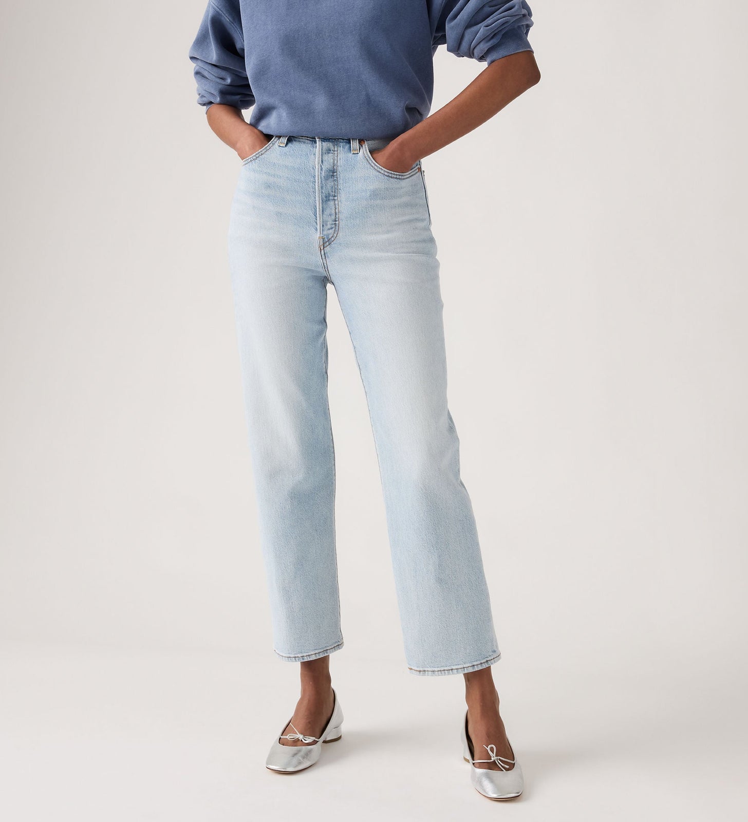 Main 5 - Levi's® Women's Ribcage Straight Ankle Jeans - 726930282