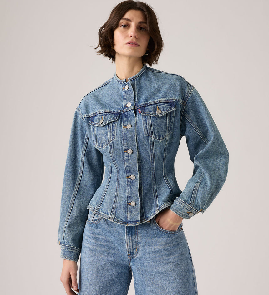 Main 3 - Levi's® Women's Sculpted Trucker Jacket - 001T60003