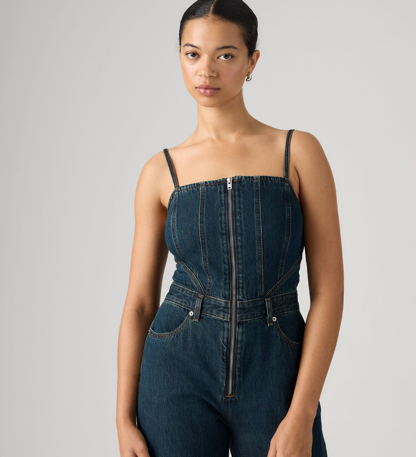 Main 5 - Levi's® Women's Seamed Jumpsuit wide-leg - 0088T0002