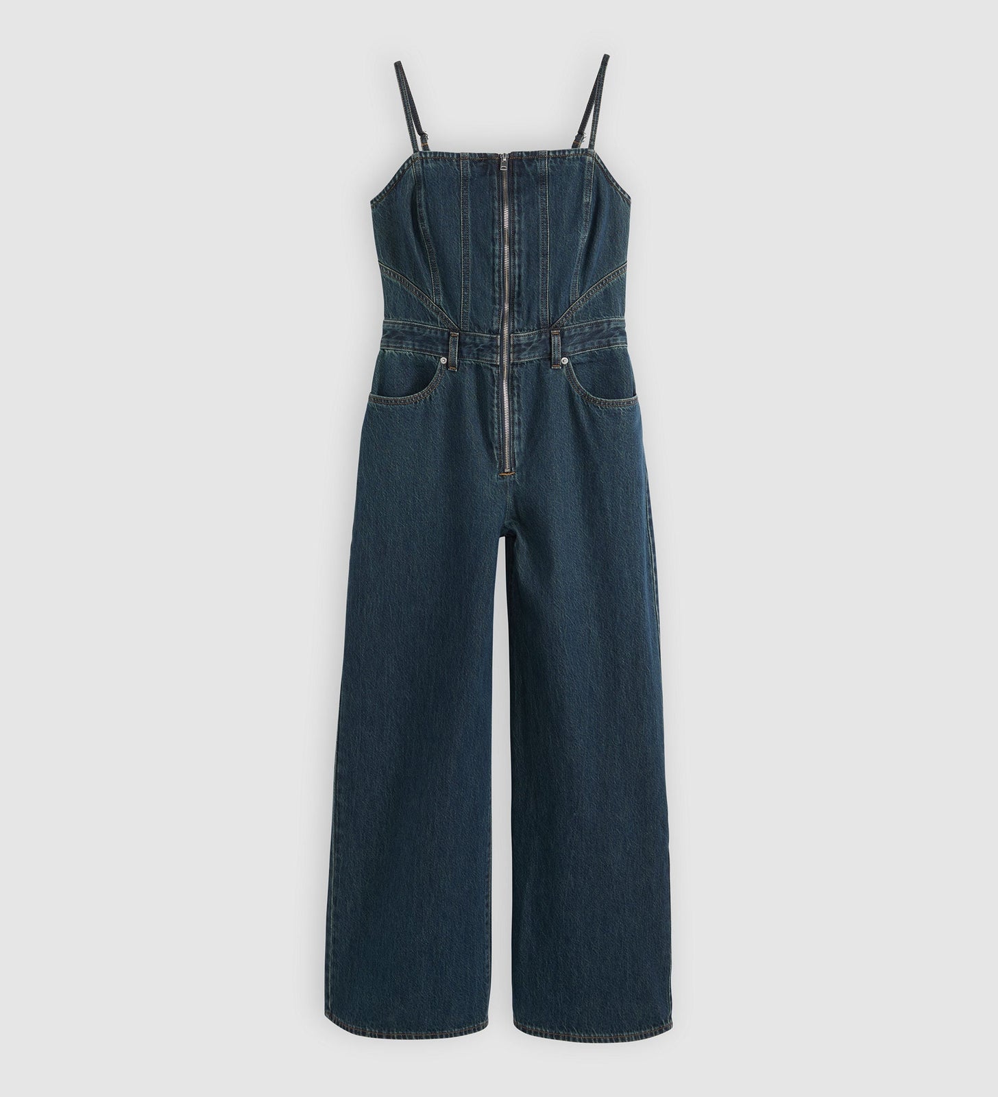 Main 6 - Levi's® Women's Seamed Jumpsuit wide-leg - 0088T0002