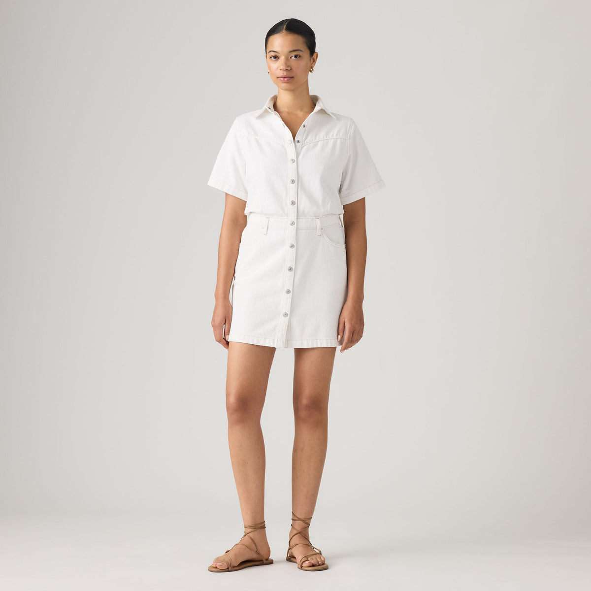 Levi's® Women's Short-Sleeve Logan Western Dress