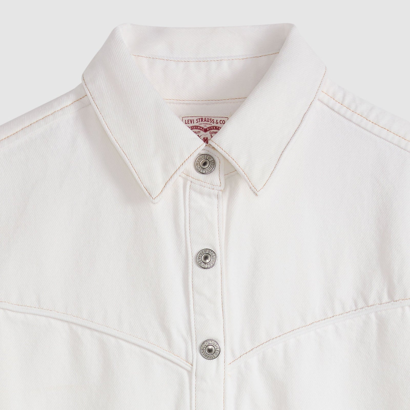Main 6 - Levi's® Women's Short-Sleeve Logan Western Dress - 005I60004