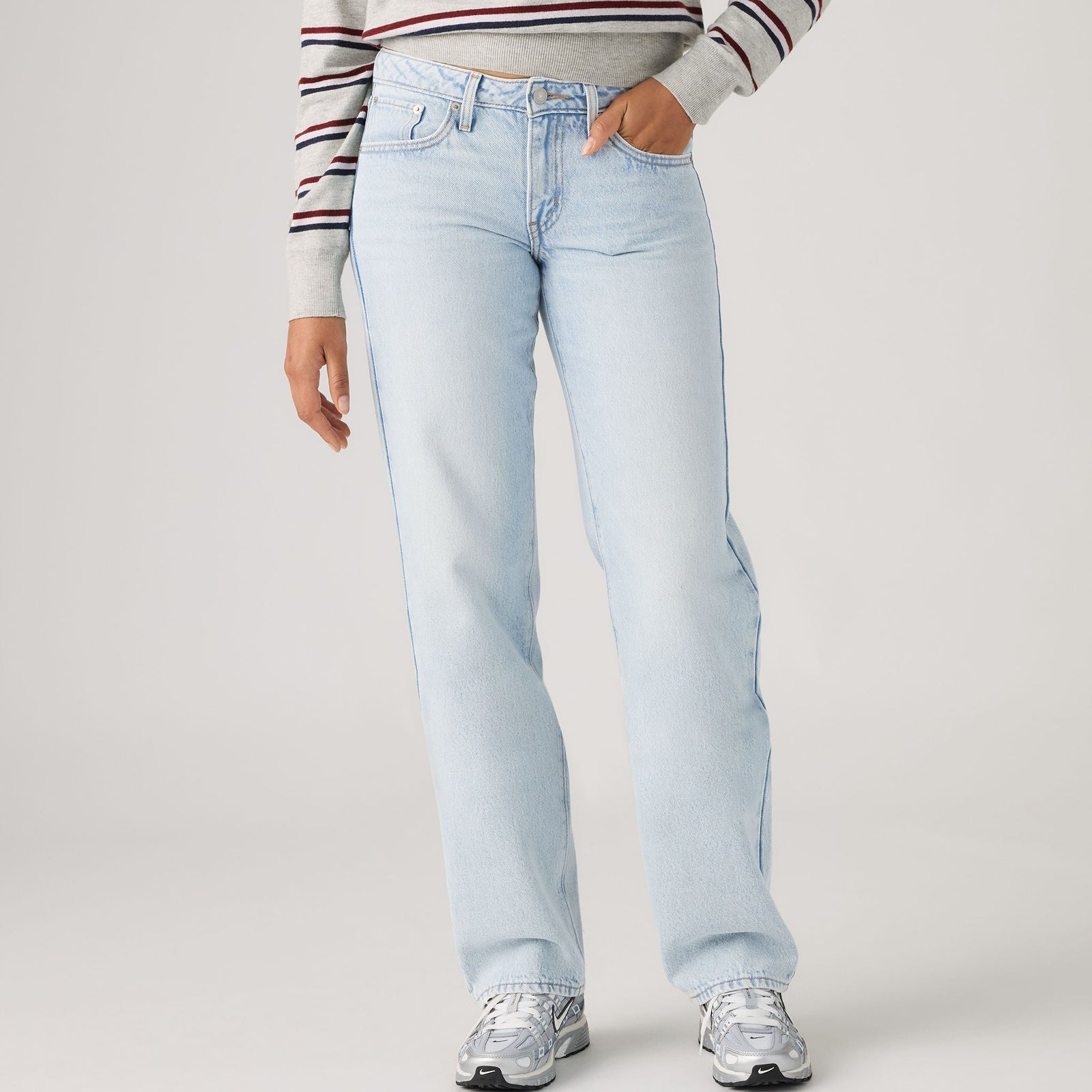 Main 5 - Levi's® Women's Superlow Straight Jeans - 0081X0011