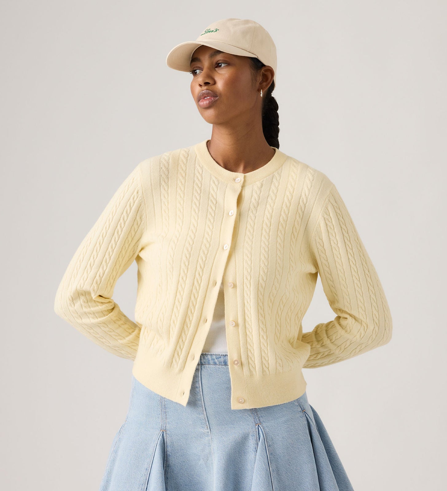 Main 3 - Levi's® Women's Supersoft Crewneck Cardigan - 0037P0016