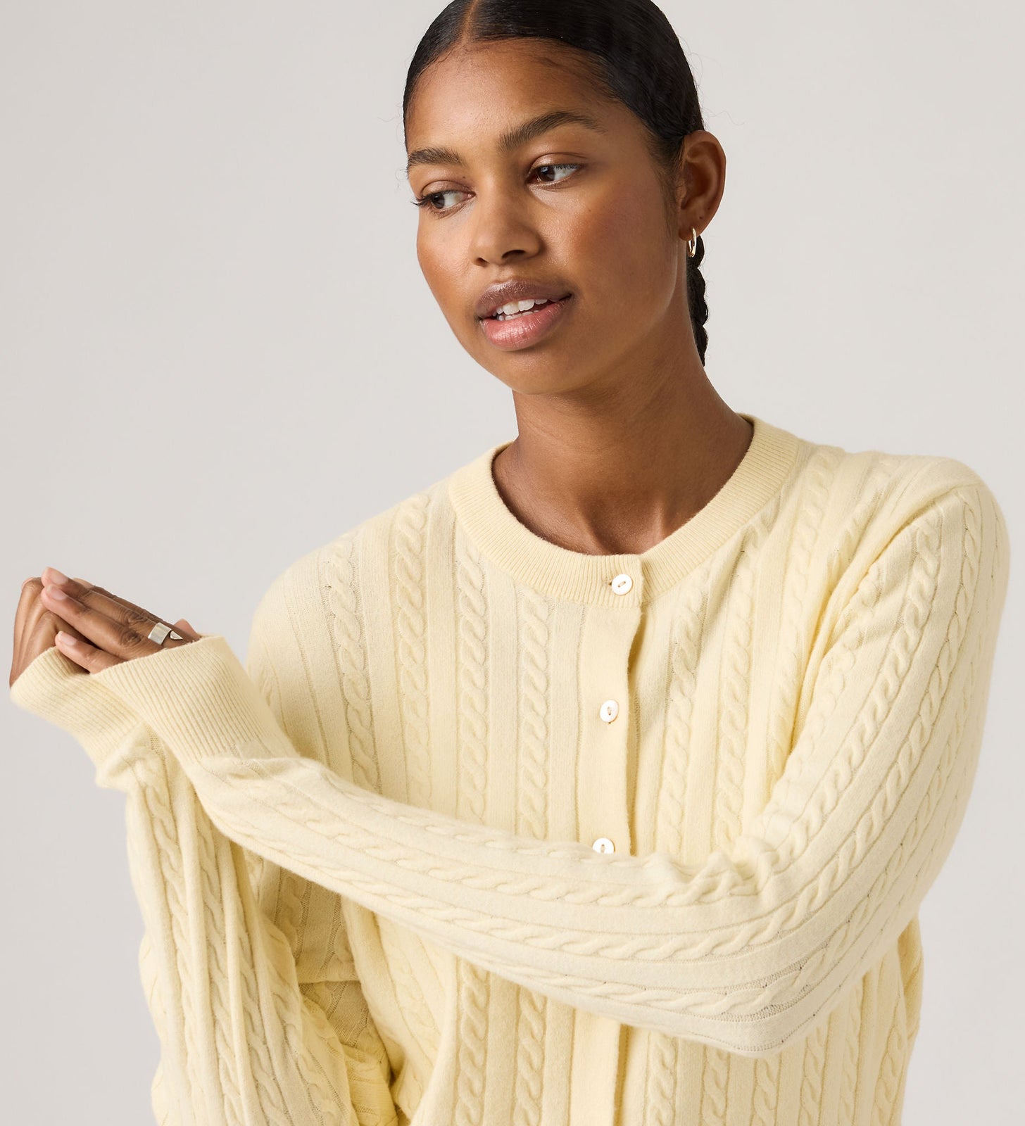 Main 4 - Levi's® Women's Supersoft Crewneck Cardigan - 0037P0016