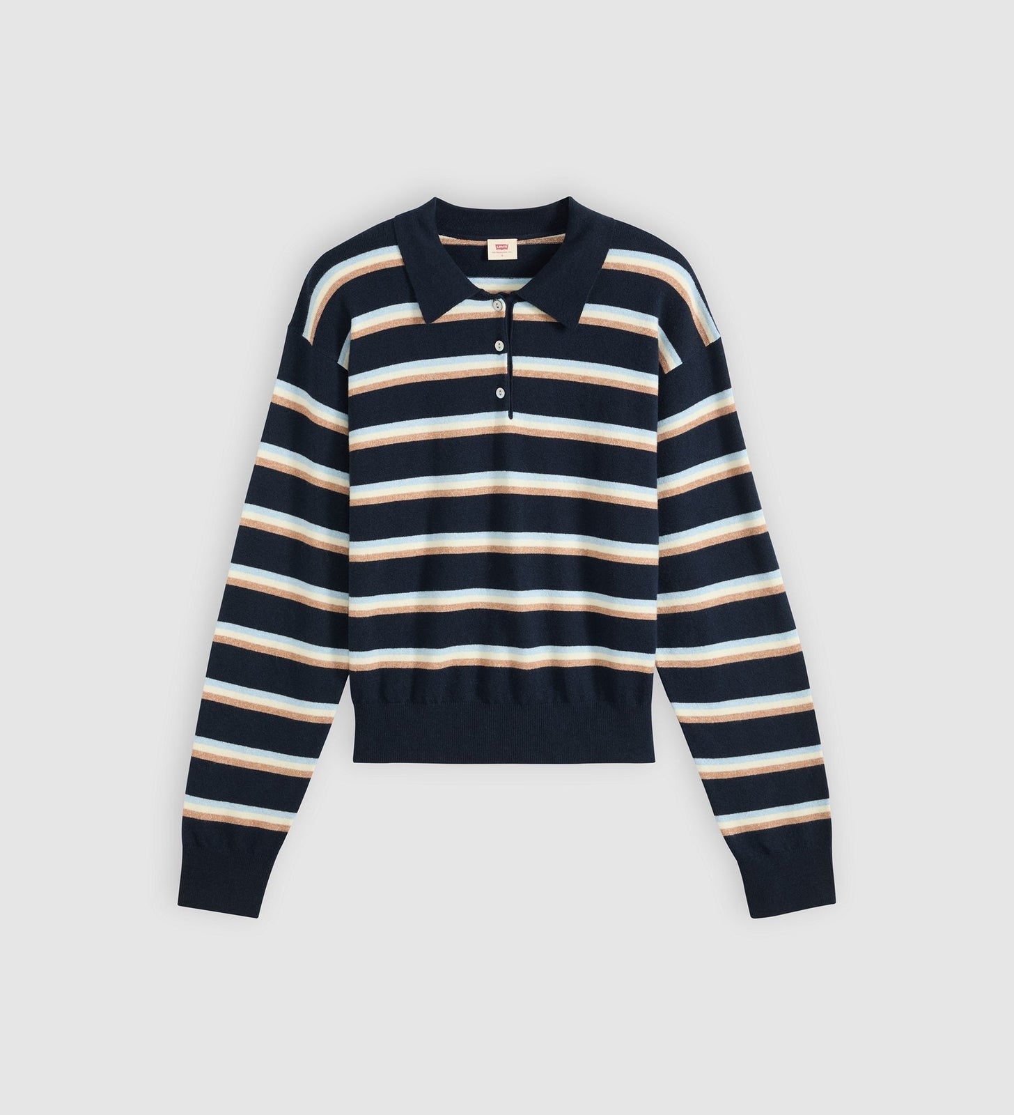 Main 5 - Levi's® Women's Supersoft Long-Sleeve Polo - 007VY0003