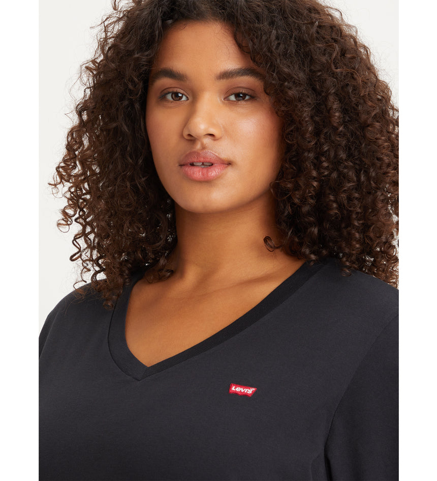 Main 4 - Levi's® Women's V-Neck T-Shirt (Plus Size) - A23230002