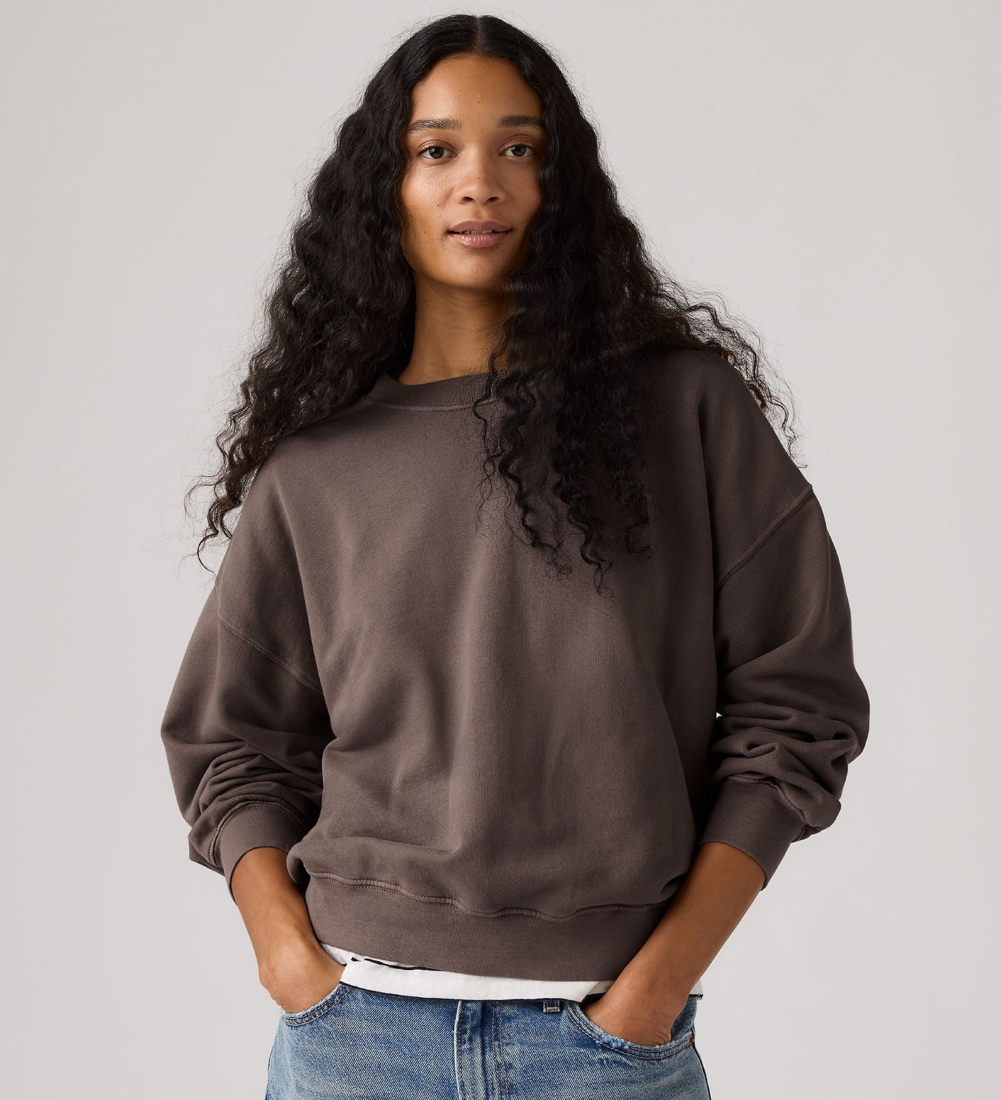Main 1 - Levi's® Women's Vintage Boxy Sweatshirt - 006DW0009