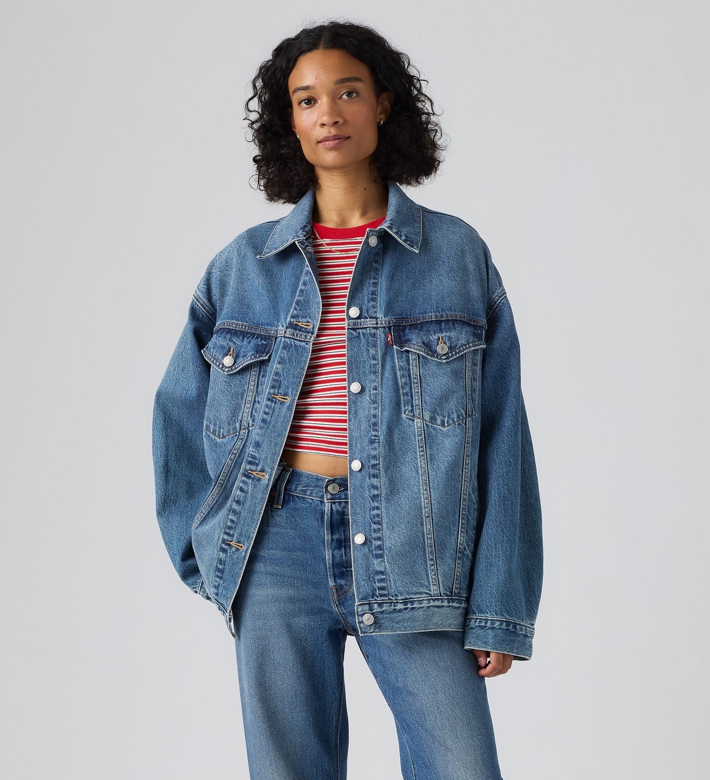 Main 3 - Levi's® Women's XL Trucker Jacket - A34720019