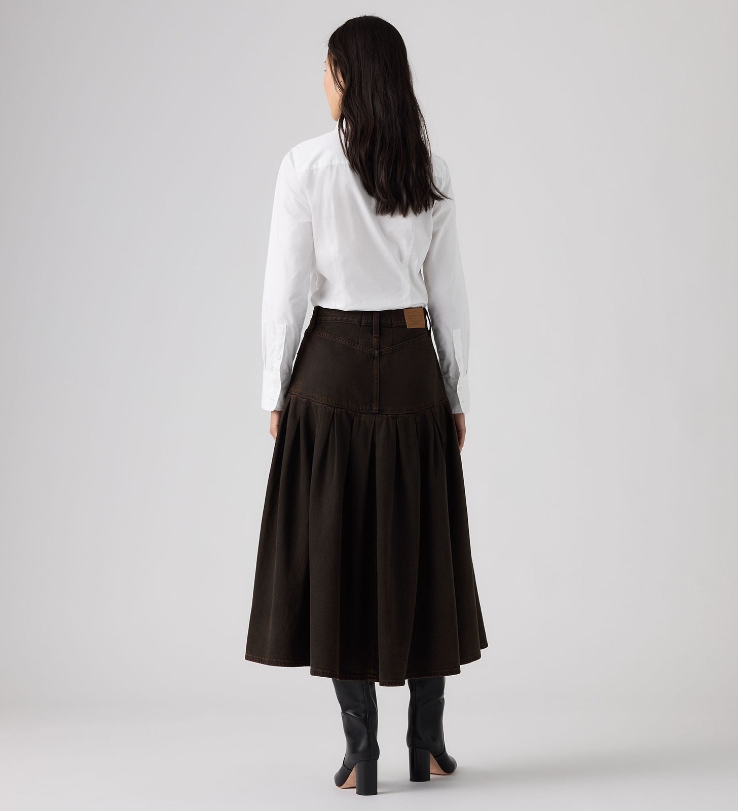 Main 2 - Levi's® Women's Yoked Pleated Skirt - 0089T0001