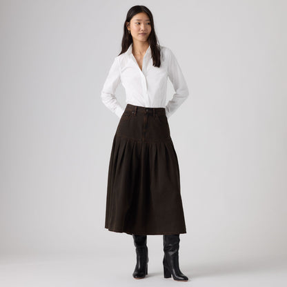 Thumbnail 3 - Levi's® Women's Yoked Pleated Skirt - 0089T0001